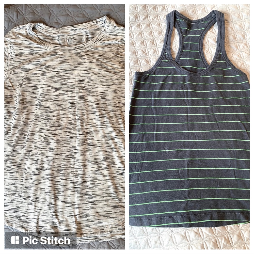 Lot of 2 Lululemon tops- sz 6
